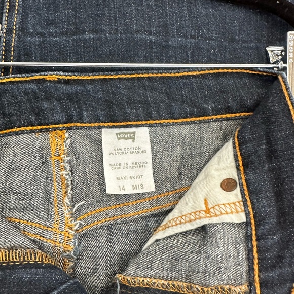 Levi's Iconic Womens Maxi Denim Skirt - Picture 5 of 5